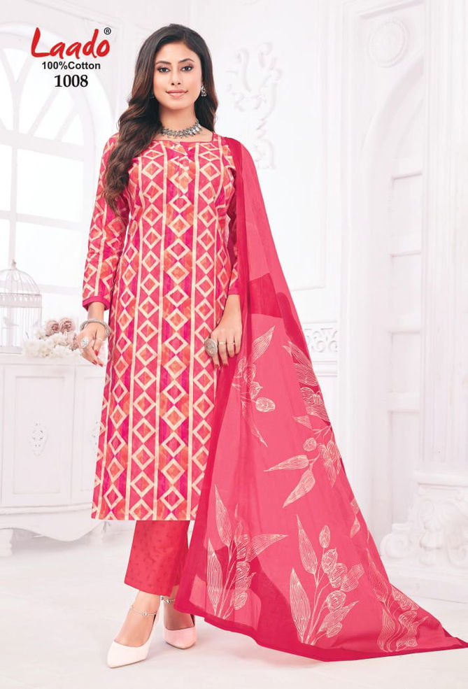 Princess Vol 1 By Laado Printed Pure Cotton Dress Material Suppliers In India